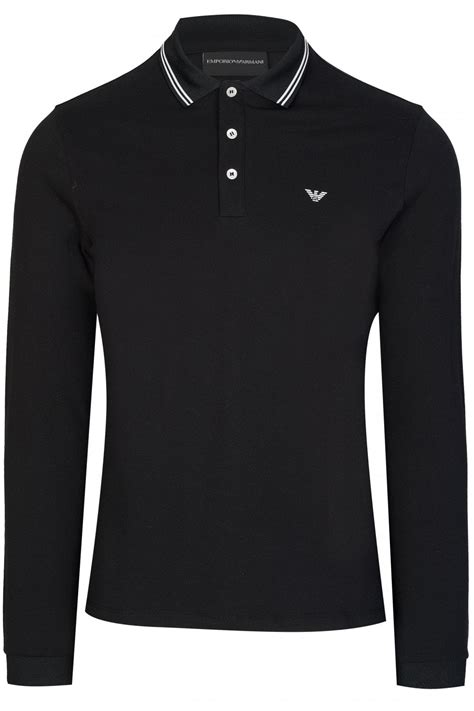 emporio armani polo shirt sale|armani polo shirts long sleeve.